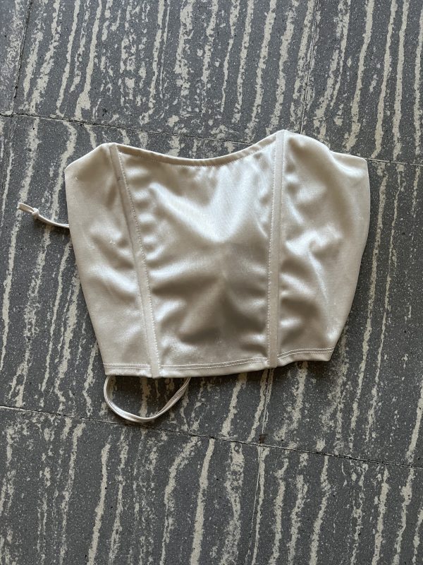 Corset blanco perla