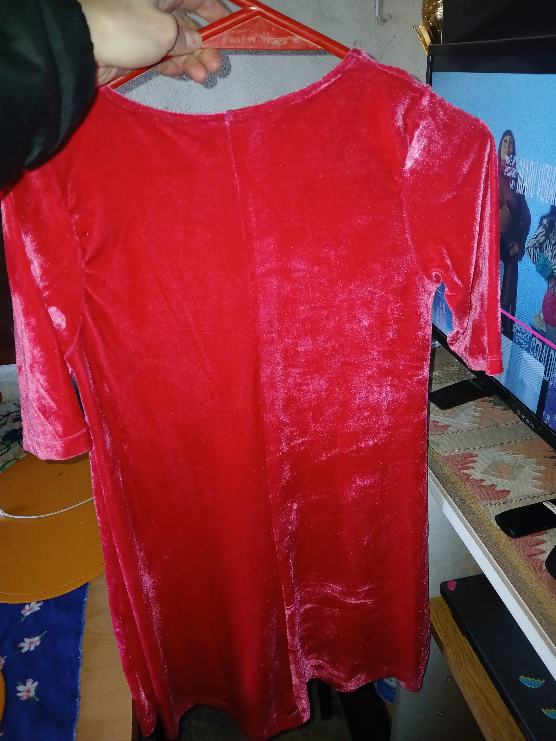 Vestido de seda color rosa - Image 4