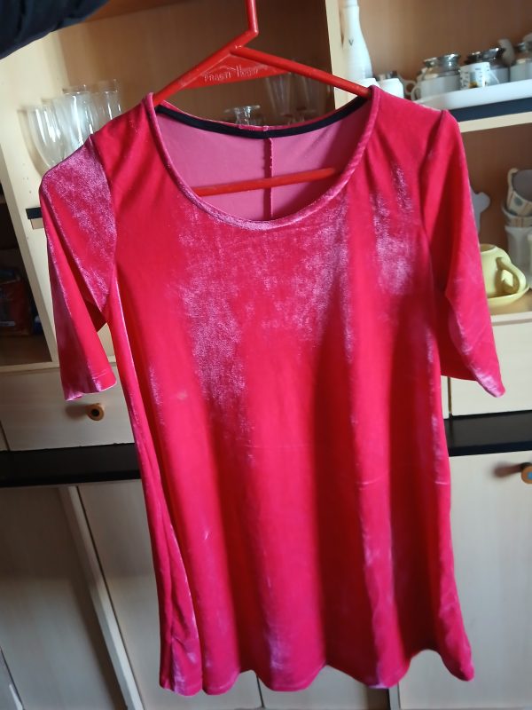 Vestido de seda color rosa - Image 2