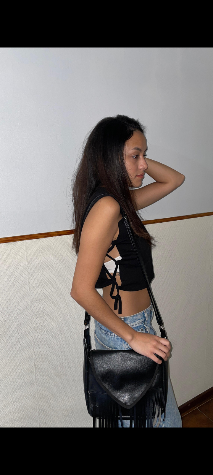 Tops negros básicos